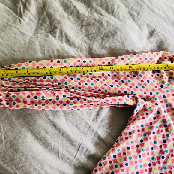 Vintage Guy Laroche 2 piece blouse. Delightful, playful pattern, 100% Cotton. - Picture 5 of 15